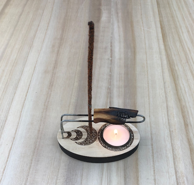 Quemador palo santo fases lunares